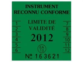 Étiquette de sécurité pour balances et instruments de pesage Étiquette de sécurité pour balances et instruments de pesage