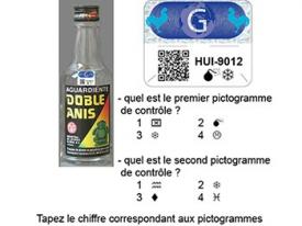 Etiquette QR Code et pictogrammes Etiquette QR Code et pictogrammes