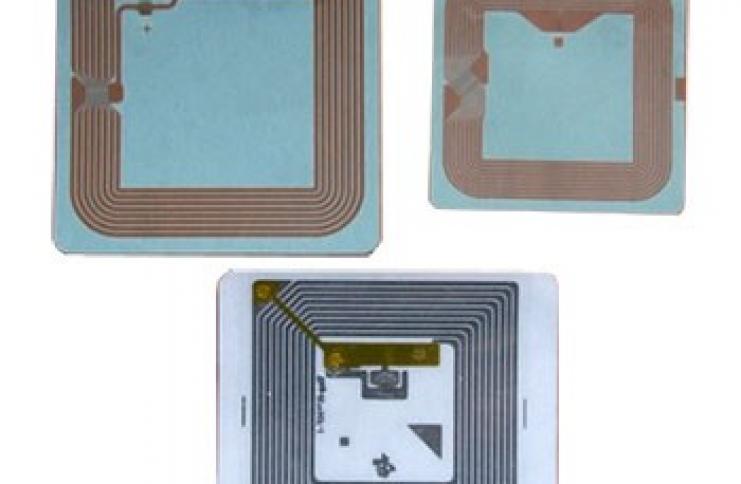 Etiquette RFID HF (bibliothèques)